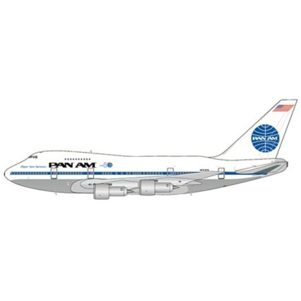 Boeing 747SP PAN AM Clipper New Horizons Flight 50 Logo